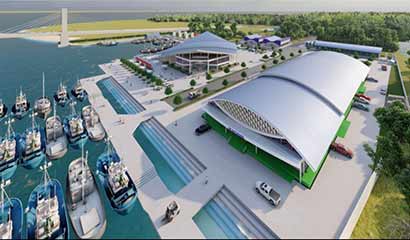 DKP Babel Tata Kawasan Pelabuhan Perikanan Muara Sungai Baturusa Menjadi Pelabuhan Modern