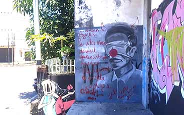 Mural Mirip Jokowi Tak Jauh dari Apotek Bangka Hebohkan Pengguna Jalan