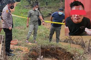 Dendam, Boyon Sabet Leher Rekannya Pakai Parang