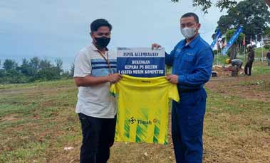 Dorong Perkembangan Sepak Bola, PT Timah Tbk Dukung PS Belitung Timur dalam Beberapa Kejuaraan