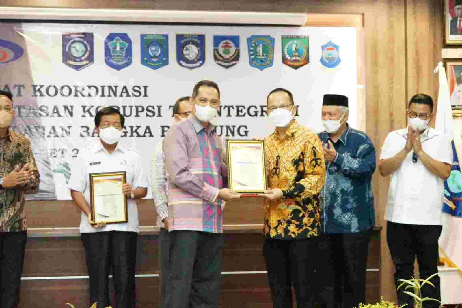 Selamat, Pemkab Bangka Tengah Raih Penghargaan MCP Peringkat 1 se-Provinsi Kepulauan Bangka Belitung Tahun 202
