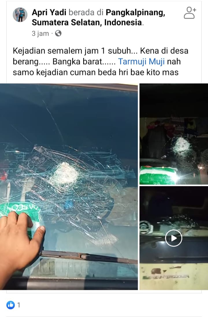 Viral, Aksi Pelemparan Batu Kepada Pengendara Truk di Desa Berang