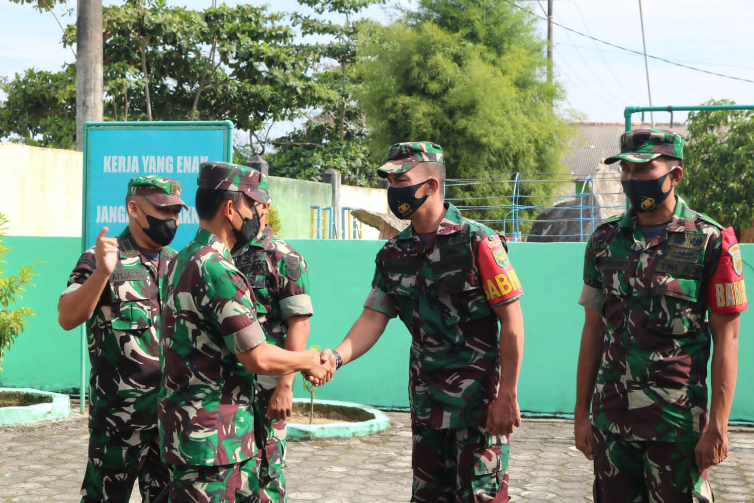 Danrem 045/Garuda Jaya Kunjungi Koramil/431-02 Muntok