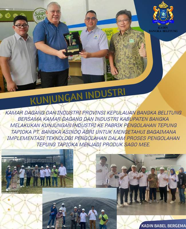 Kadin Provinsi Bangka Belitung & Kadin Kabupaten Bangka Kunjungan Industri ke Pabrik PT BAA