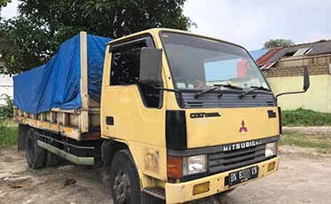 Setelah 8 & 9 Ton, Kembali Truk Bermuatan 3 Ton Pasir Timah Parkir di Polres Pangkalpinang