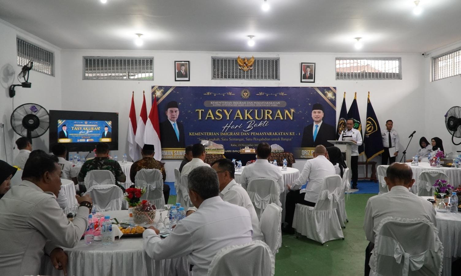 Peringati Hari Bakti Imipas ke-1, Imigrasi Pangkalpinang Ikuti Tasyakuran di Lapas Narkotika