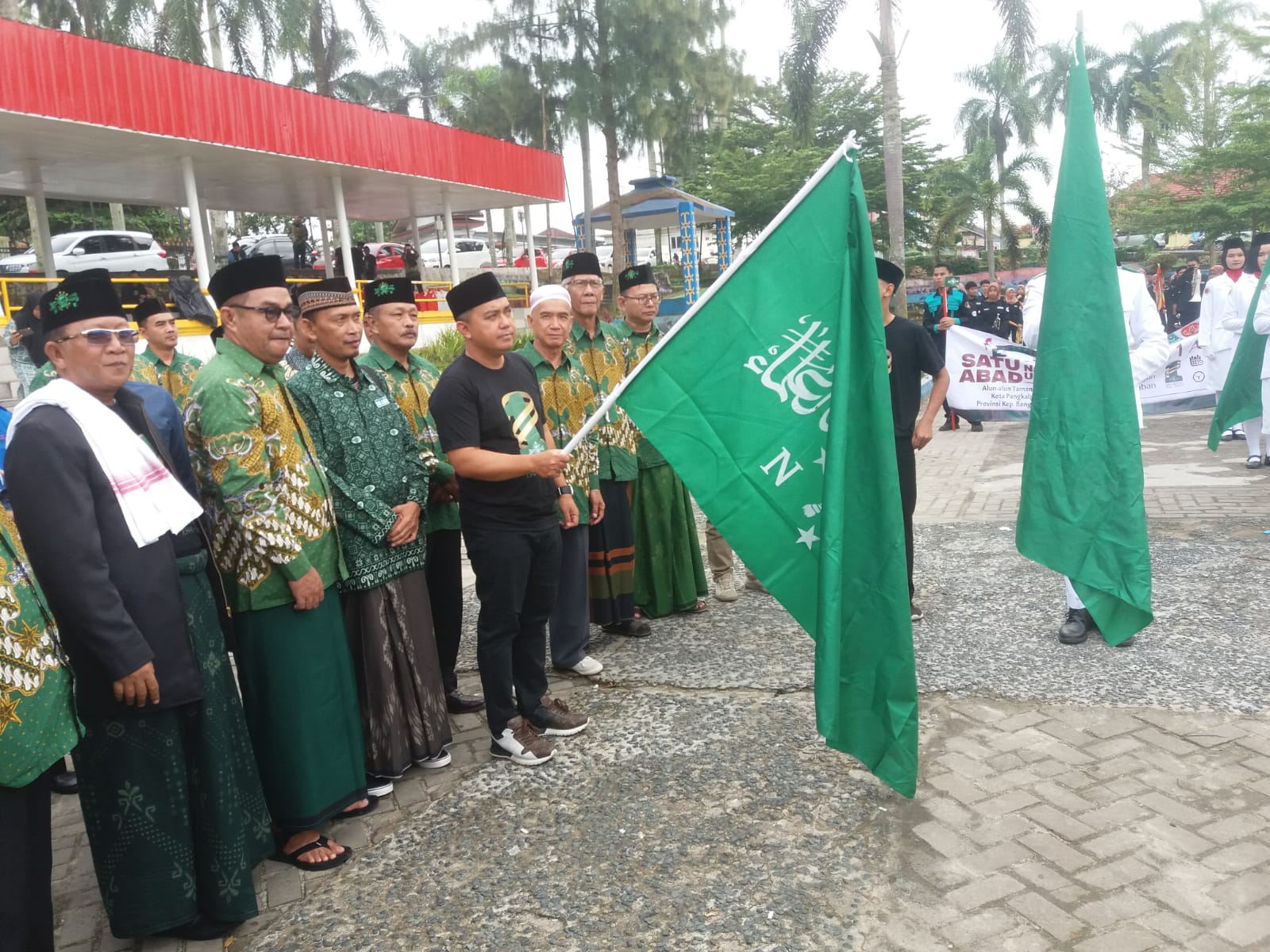 Kirab Meriahkan Harlah 1 Abad Nahdlatul Ulama di Pangkalpinang 