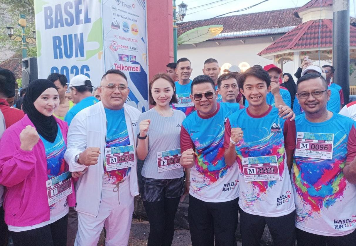 Suhardi Joy Sebut Basel Run HPN 2026, Sukses Bikin Ramaikan Kota Toboali dan Ajak Berolahraga 