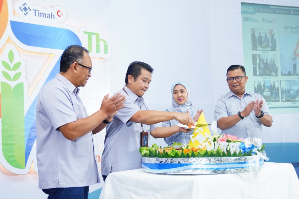 HUT PT Timah Tbk ke-47, Dirut Ajak Insan Timah Terus Bekerja Keras Memberikan Kontribusi Terbaik untuk Negeri