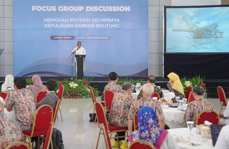 PT Timah Dukung Tim P2MI Teknik Geologi ITB  Lakukan Penelitian Tentang Geowisata