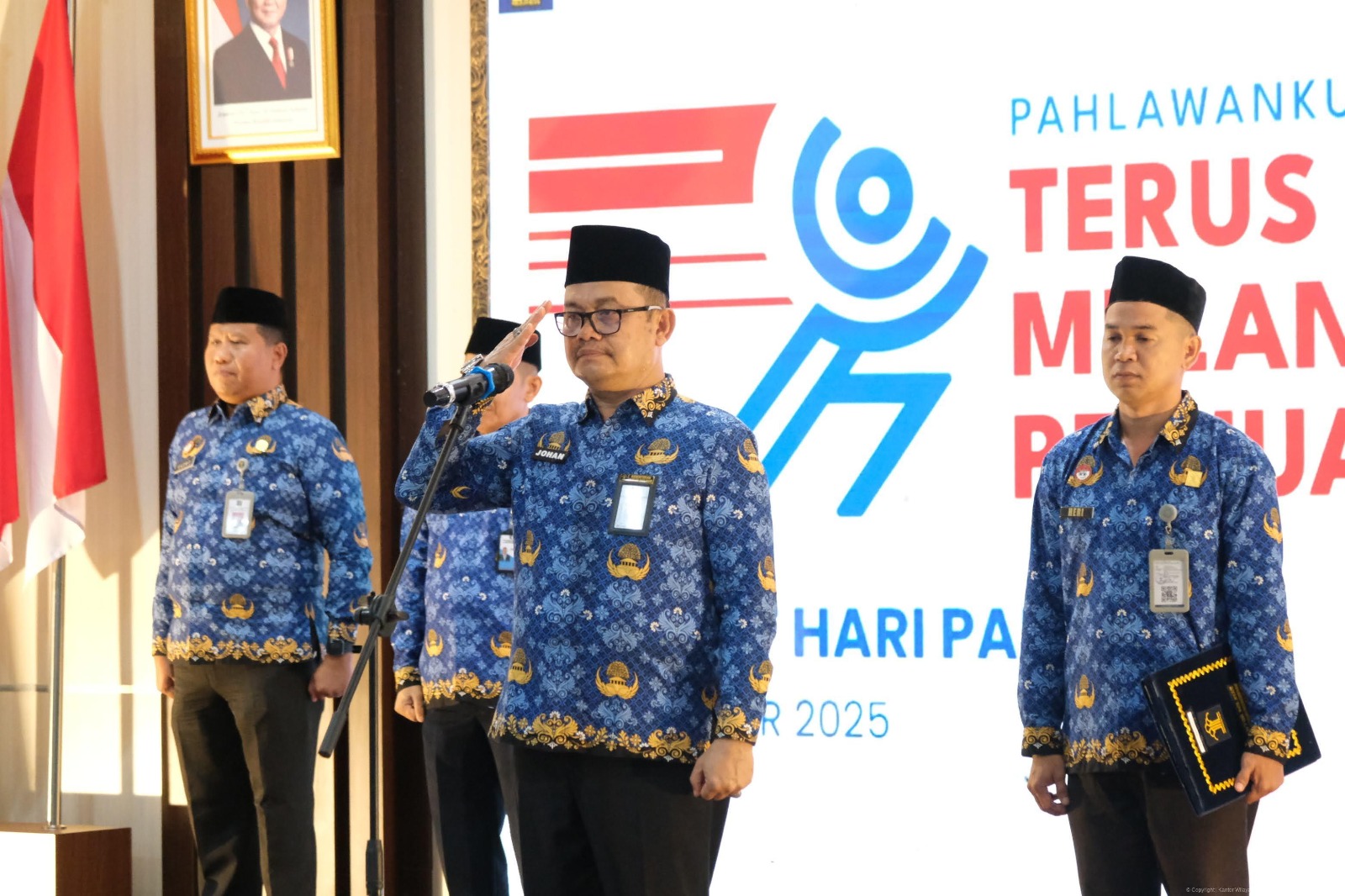 Kemenkum Babel Gelar Upacara Peringatan Hari Pahlawan Tahun 2025