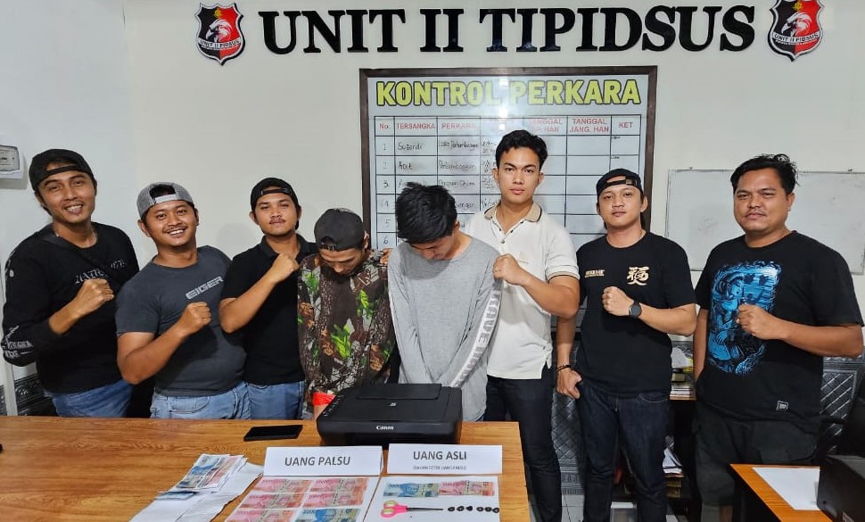 Diduga Edar Uang Palsu, Dua Pemuda Toboali Diringkus