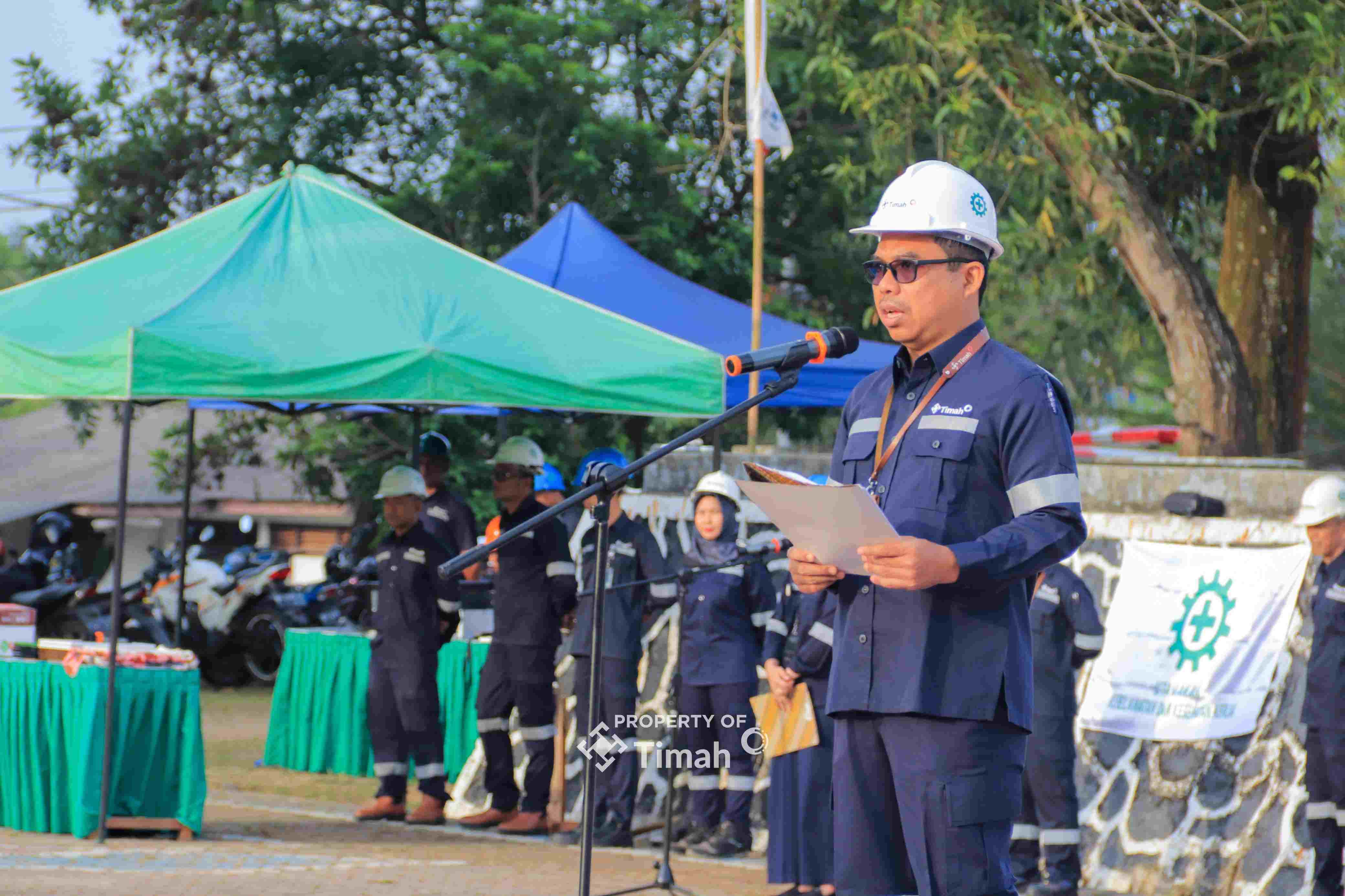 PT Timah Tbk Area Kundur Gelar Rangkaian Program Bulan K3 Nasional 2025