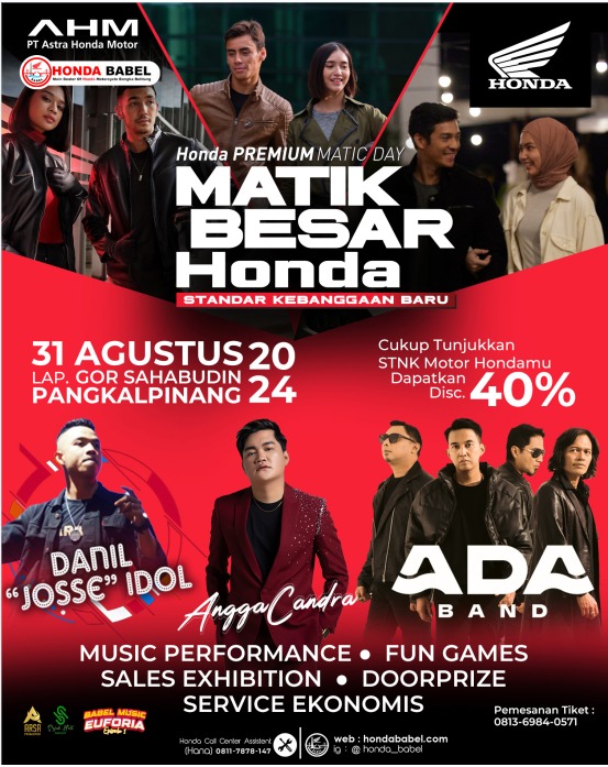 Honda Babel Gelar Kemeriahan Honda Premium Matic Day 