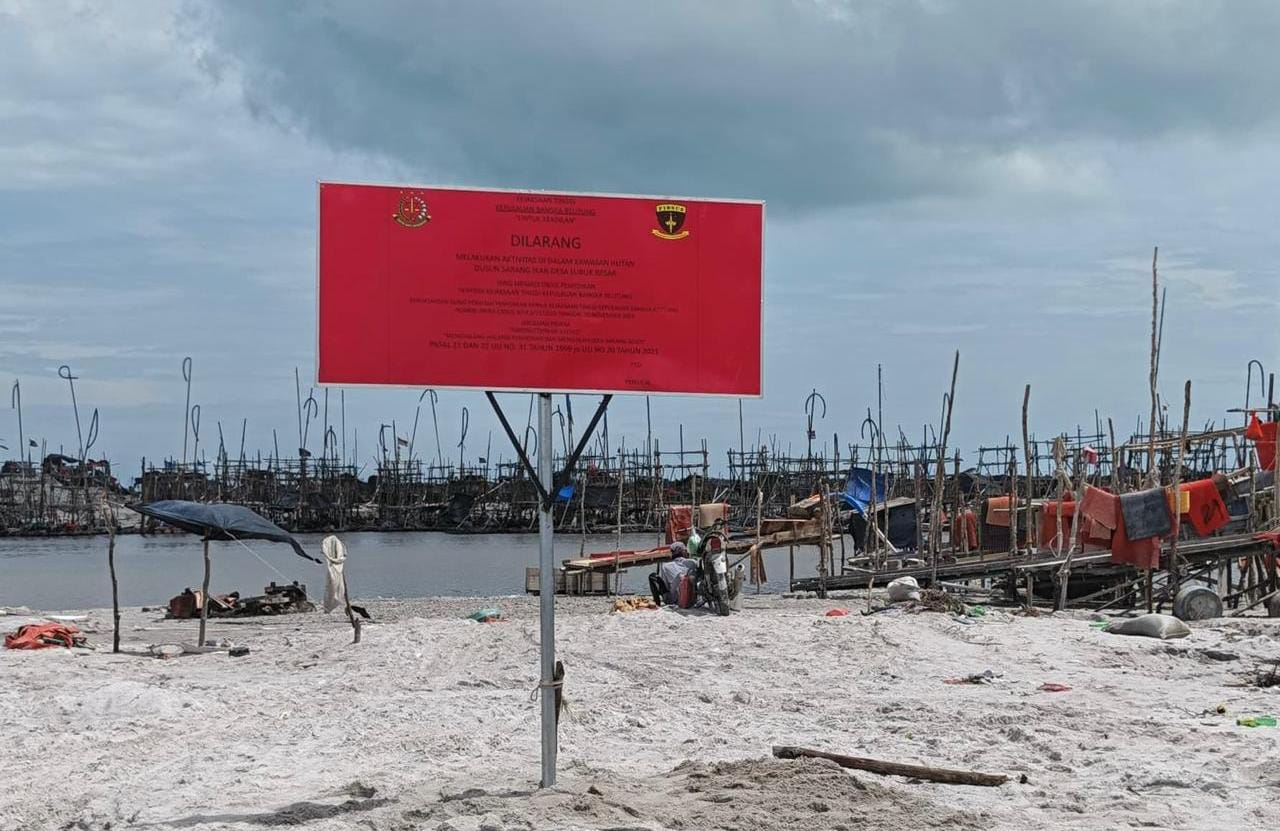 Plang Larangan Jaksa di Sarang Ikan, Akankah Dipatuhi Cukong dan Penambang