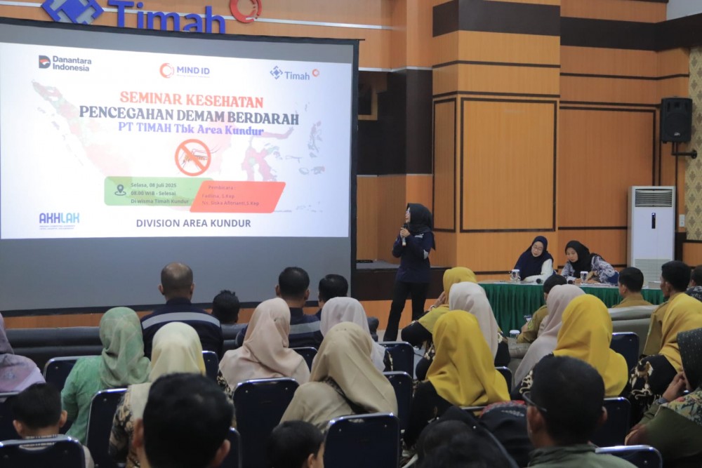 PT Timah dan Puskesmas Kundur Barat Gelar Seminar Kesehatan untuk Warga