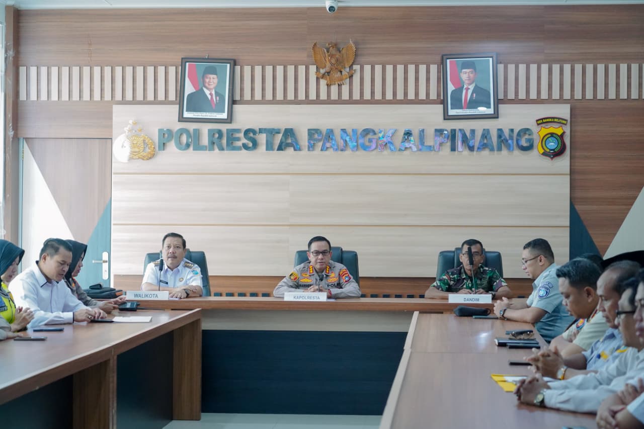 Polresta Pangkalpinang dan Pemkot Siap Amankan Arus Mudik dan Idulfitri 2026   