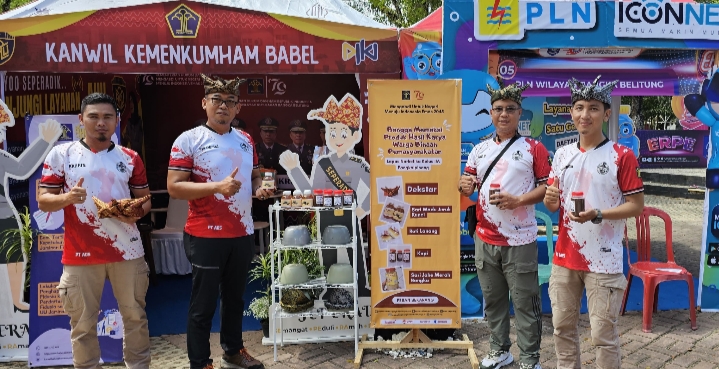 Semarakkan Hari Pengayoman ke-79, Lapas Narkotika Pangkalpinang Gelar Pameran Produk WBP