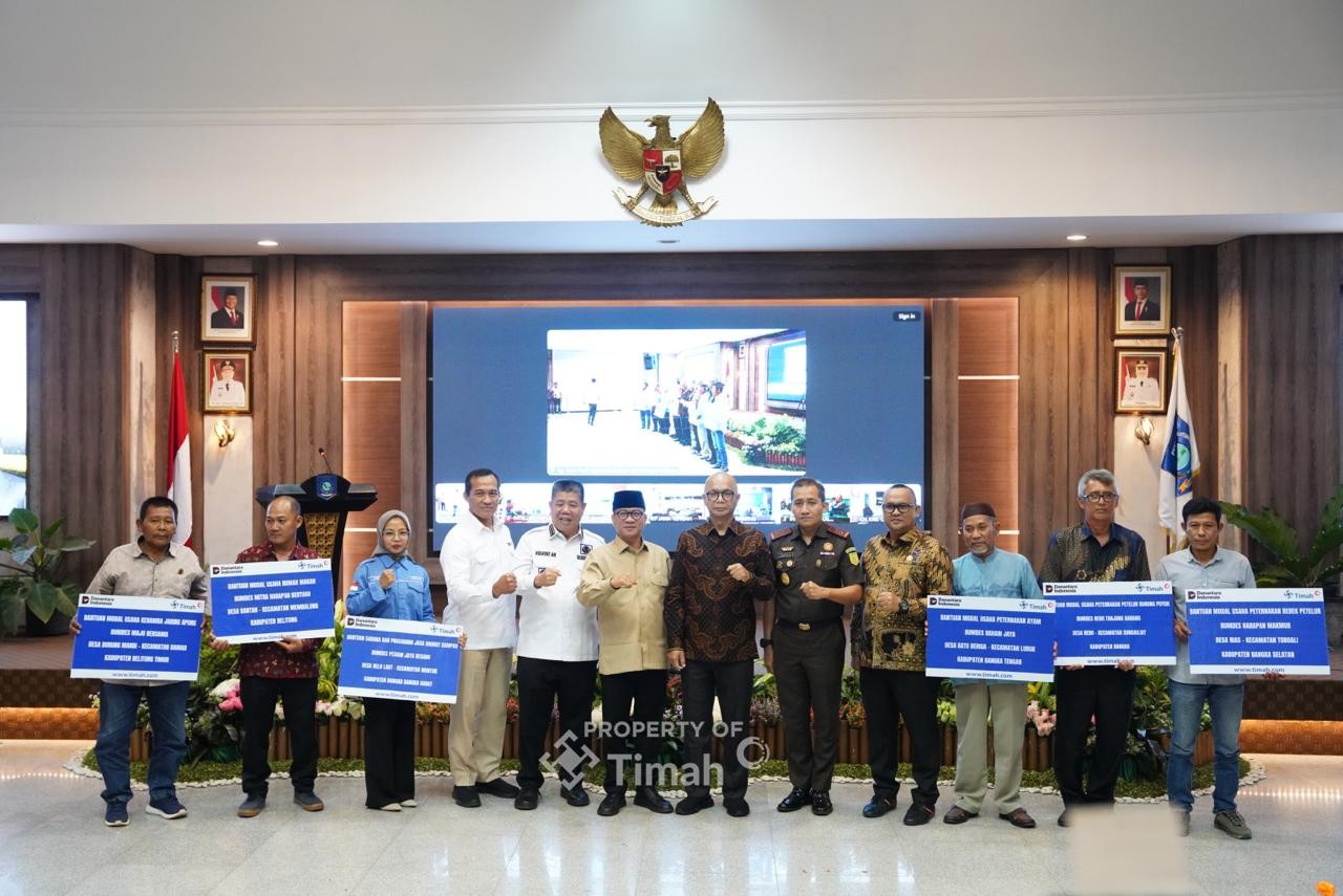 Wujudkan Kesejahteraan dan Kemandirian Desa, PT Timah Serahkan Bantuan untuk 18 BUMDes di Bangka Belitung