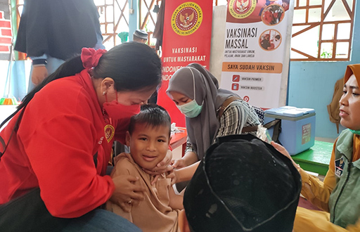 Tingkatkan Capaian Vaksinasi, Binda Babel Gelar Vaksinasi untuk Anak