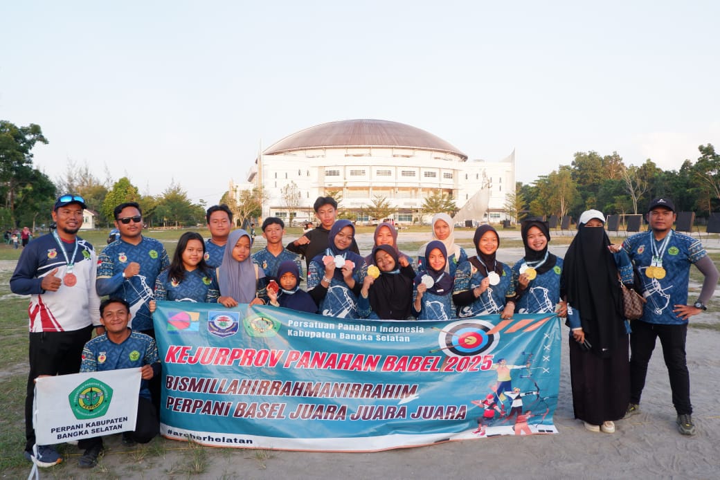 Kejurprov Bangka Belitung 2025, Kontingen Panahan Basel Berhasil Raih 12 Medali 