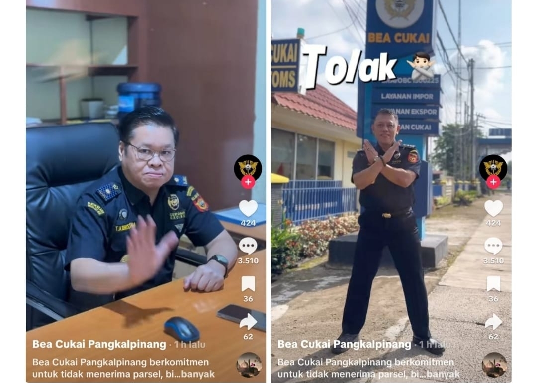 Tipikor 14 Kontainer LTJ  PT PMM, Pegawai Bea Cukai Pangkalpinang Diperiksa Ramai-ramai