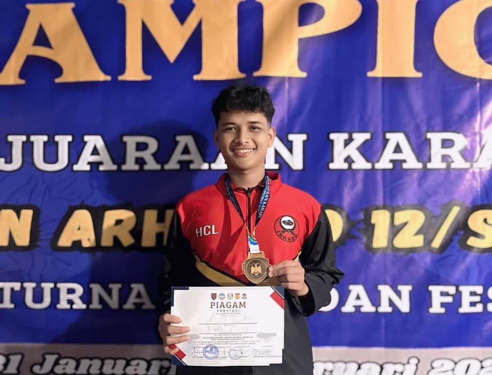 Haical Anugra Sabet Emas di Piala Danyon Arhanud 12/SBP Sumatera Selatan