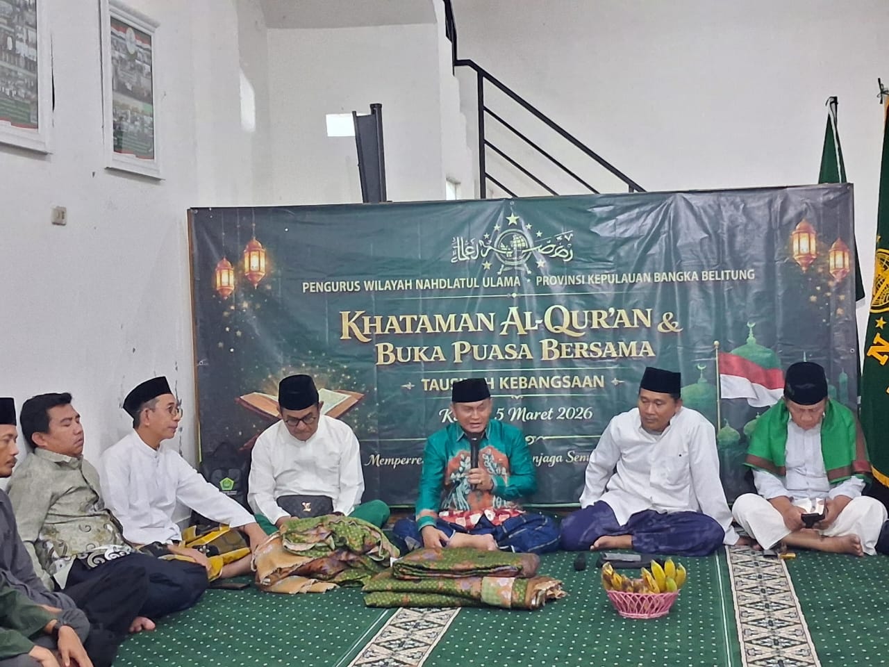 PWNU Babel Ajak Maknai Khatam Qur'an 17 Ramadan 1447 H,  Arif Menyikapi Kondisi Indonesia dan Global 