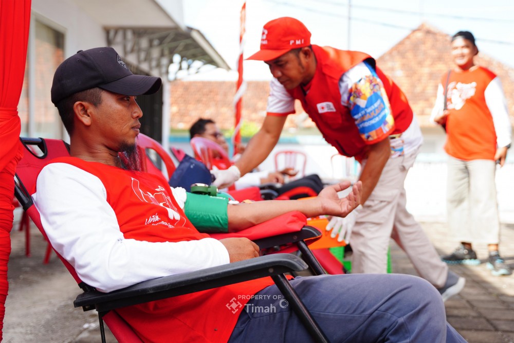 Kolaborasi PT Timah dan PMI Bangka Selatan, Himpun Puluhan Kantong Darah dalam Bulan Bakti HUT ke-49 PT Timah