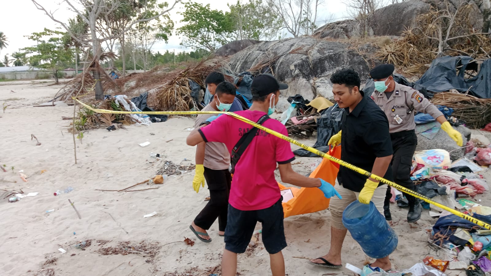Mayat di Tumpukan Sampah Batu Kuala Itu Ditemukan Warga Mancing