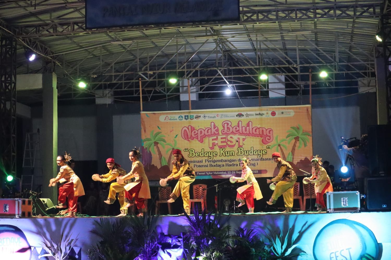 PT Timah Tbk Dukung Penyebaran Informasi Hadra Belitong Melalui Festival Nepak Bedulang 2023