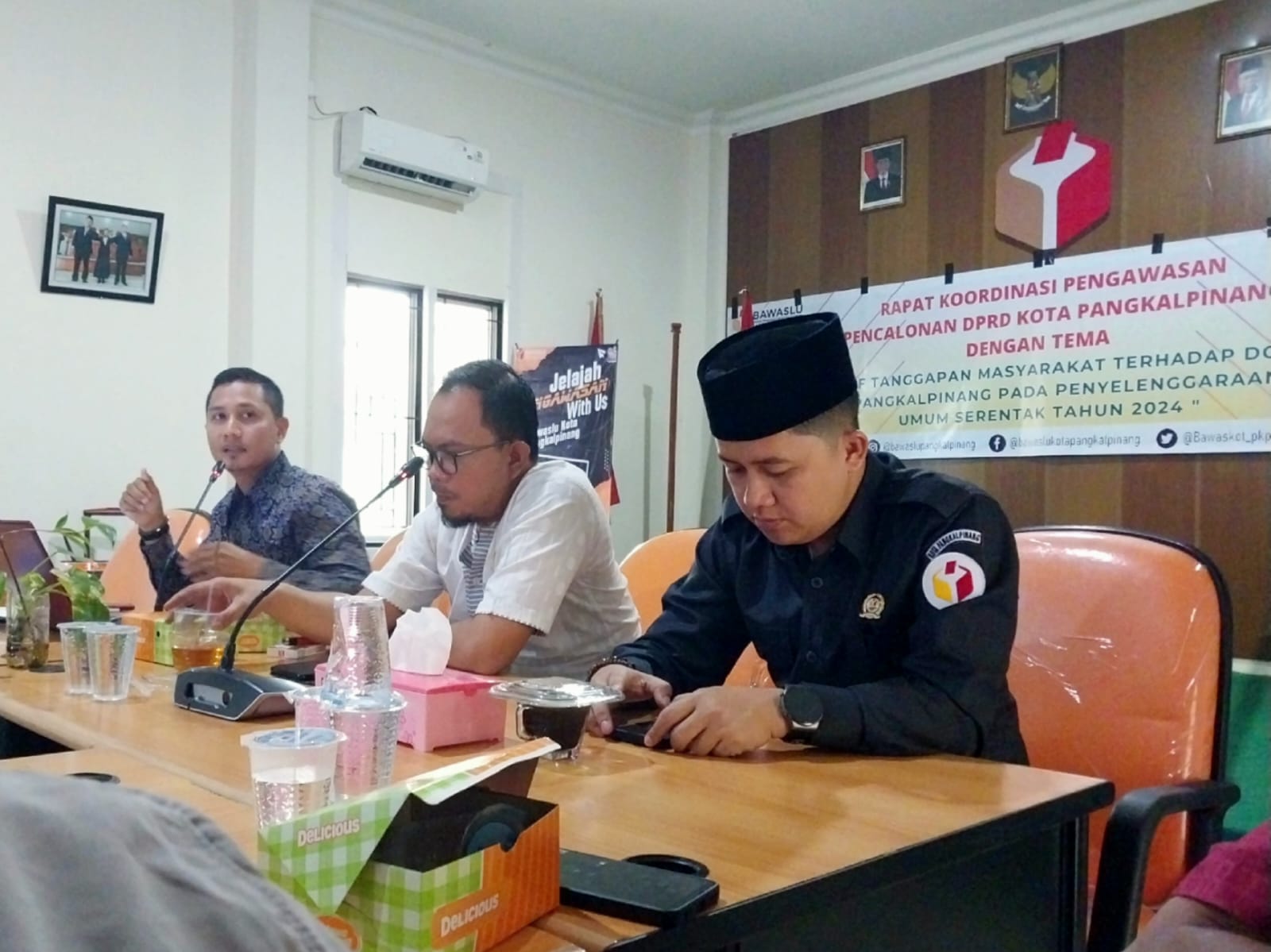 Rakor Perspektif Tanggapan Terhadap DCS DPRD Kota, Bawaslu Harap Peran Serta Masyarakat 