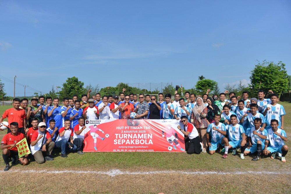Rayakan HUT ke-49, PT Timah Satukan Semangat Karyawan Lewat Pertandingan Olahraga