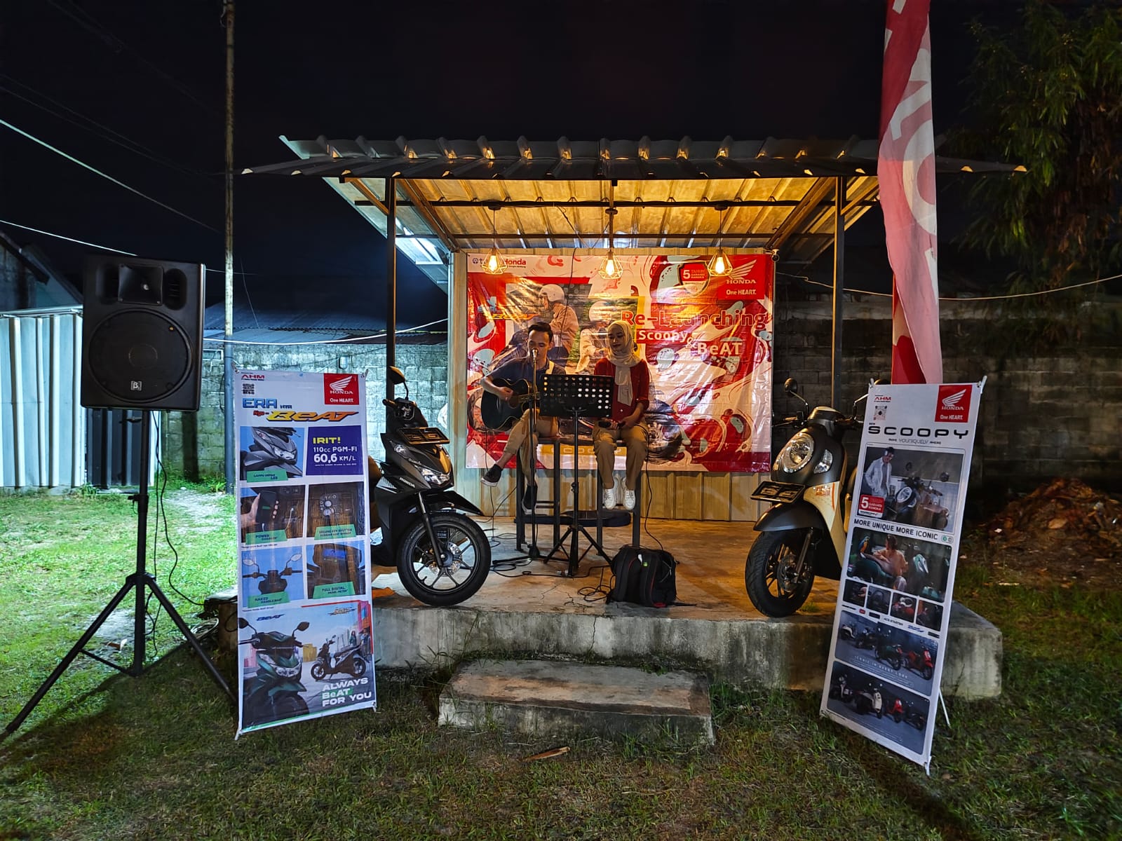Relaunching New Honda Scoopy di Lejuk Cafe, Honda ASP Belitung Beri Promo Menarik