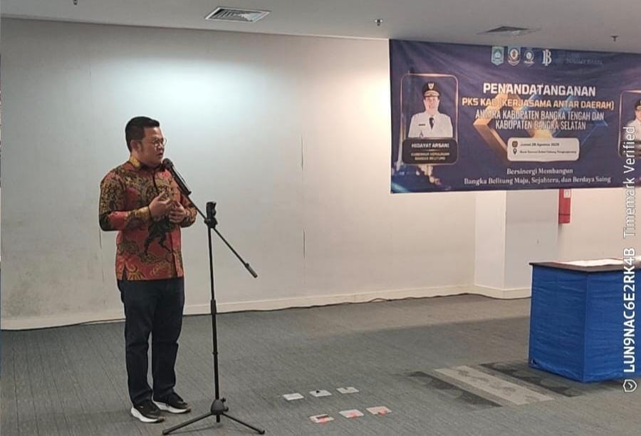 Perkuat Sinergi Ketahanan Pangan, Pemkab Basel Kerjasama dengan Pemkab Bateng 
