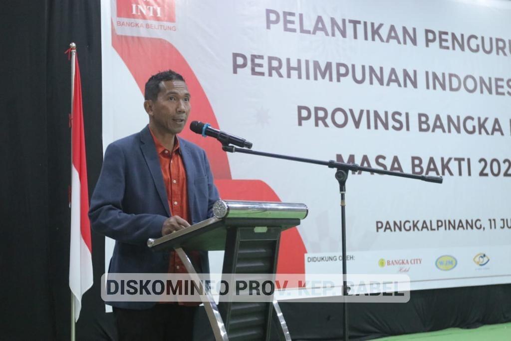 Pj Gubernur Hadiri Pelantikan Pengurus Daerah Perhimpunan Indonesia Tionghoa Kep. Babel