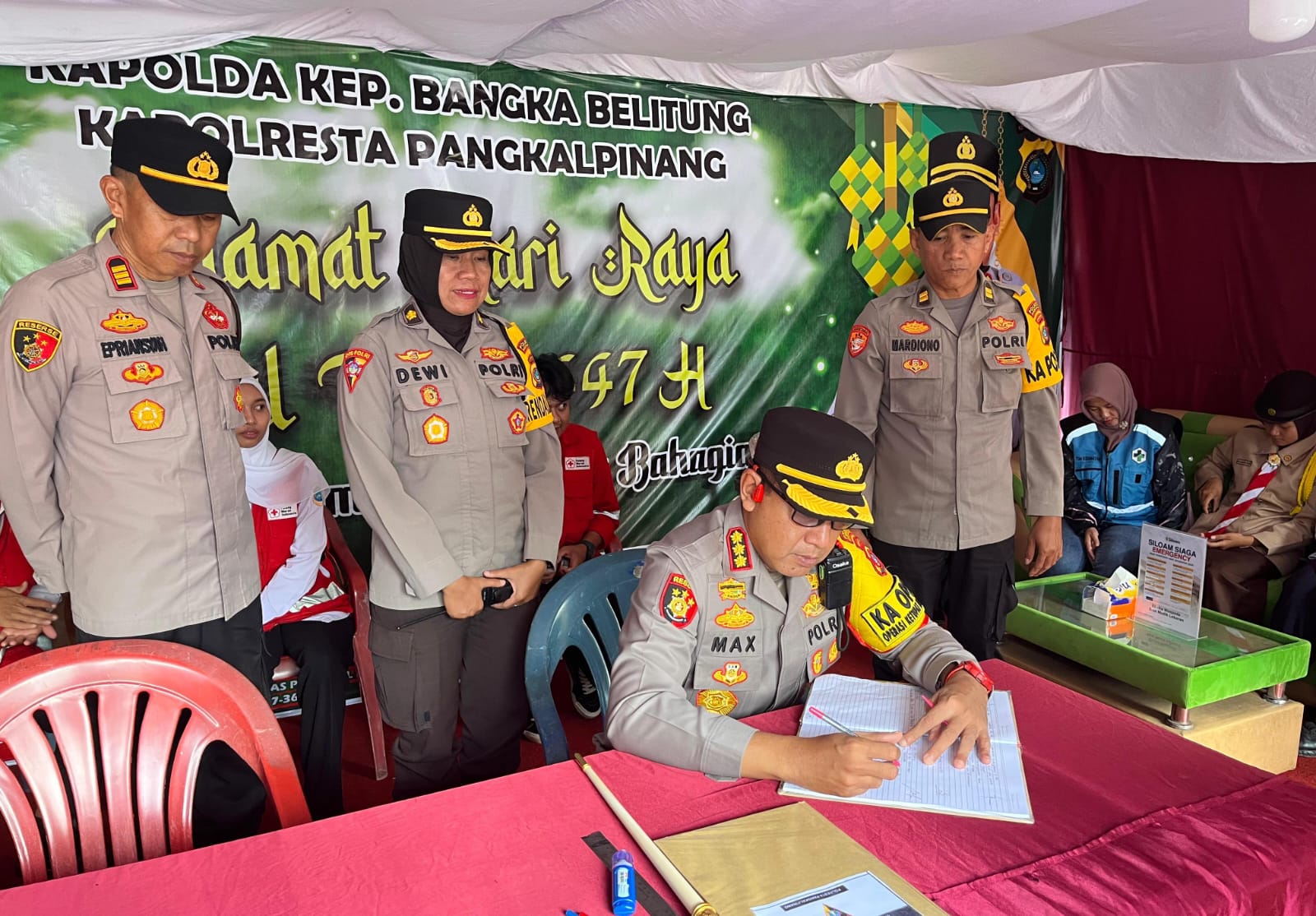 Polresta Pangkalpinang Siagakan Ratusan Personel Amankan Malam Takbir dan Salat Idulfitri