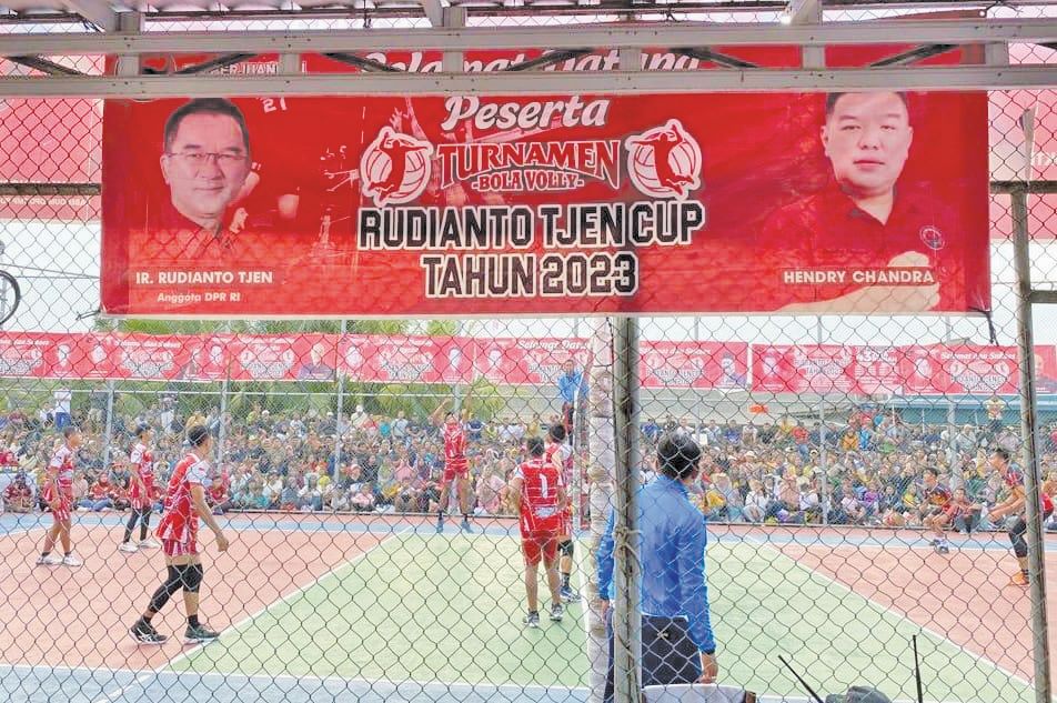 Lagi, Rudianto Tjen Volly Cup Sukses Hadirkan Guyub Rukun Warga Babel