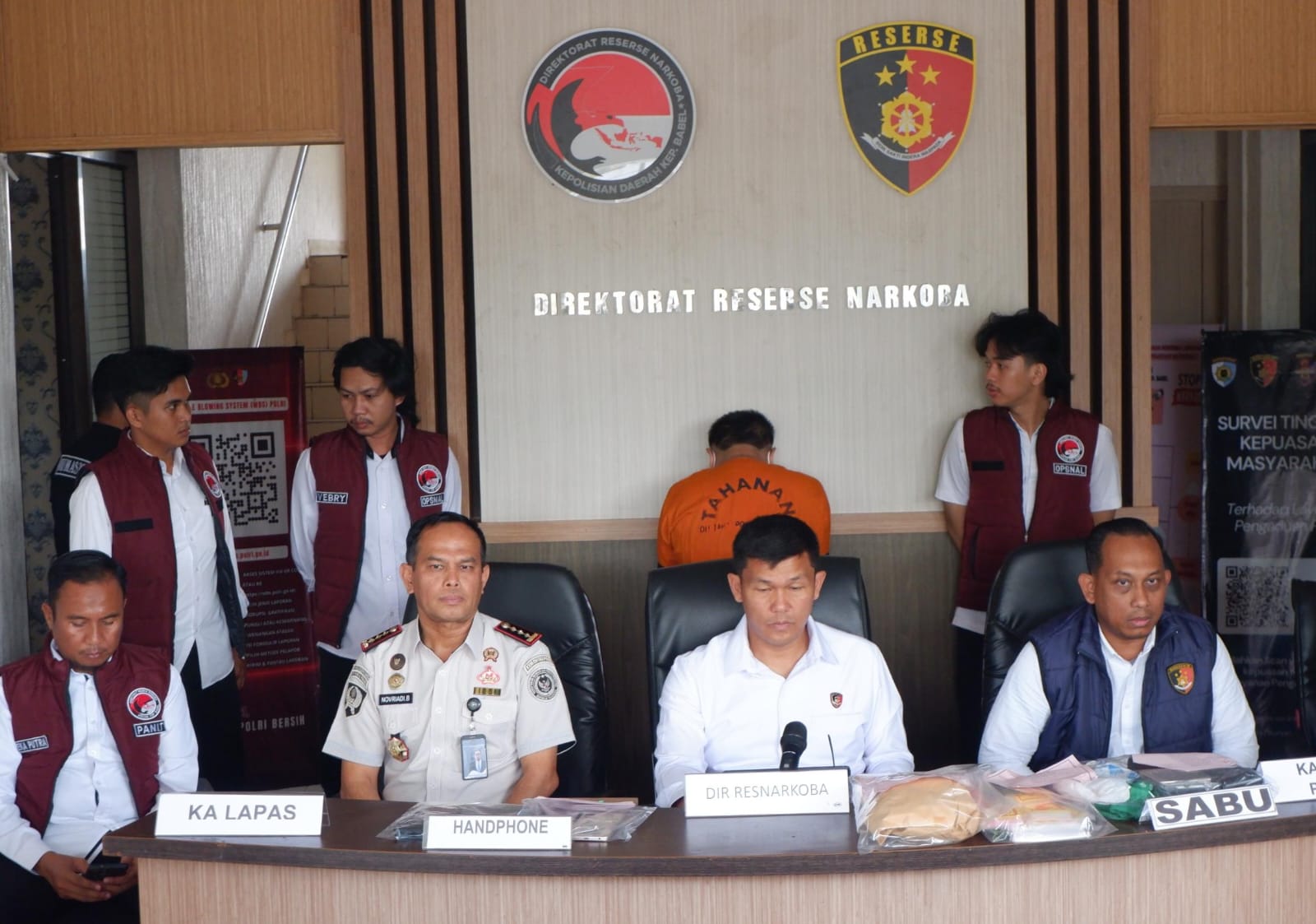 Napi Lapas Narkotika Ini Jadi Pengendali Peredaran Sabu di Pangkalpinang dan Bateng