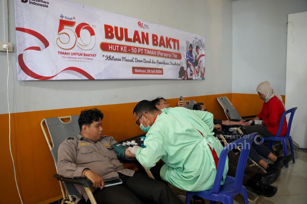 PT Timah dan PMI Bersinergi Jaga Stok Darah untuk Masyarakat