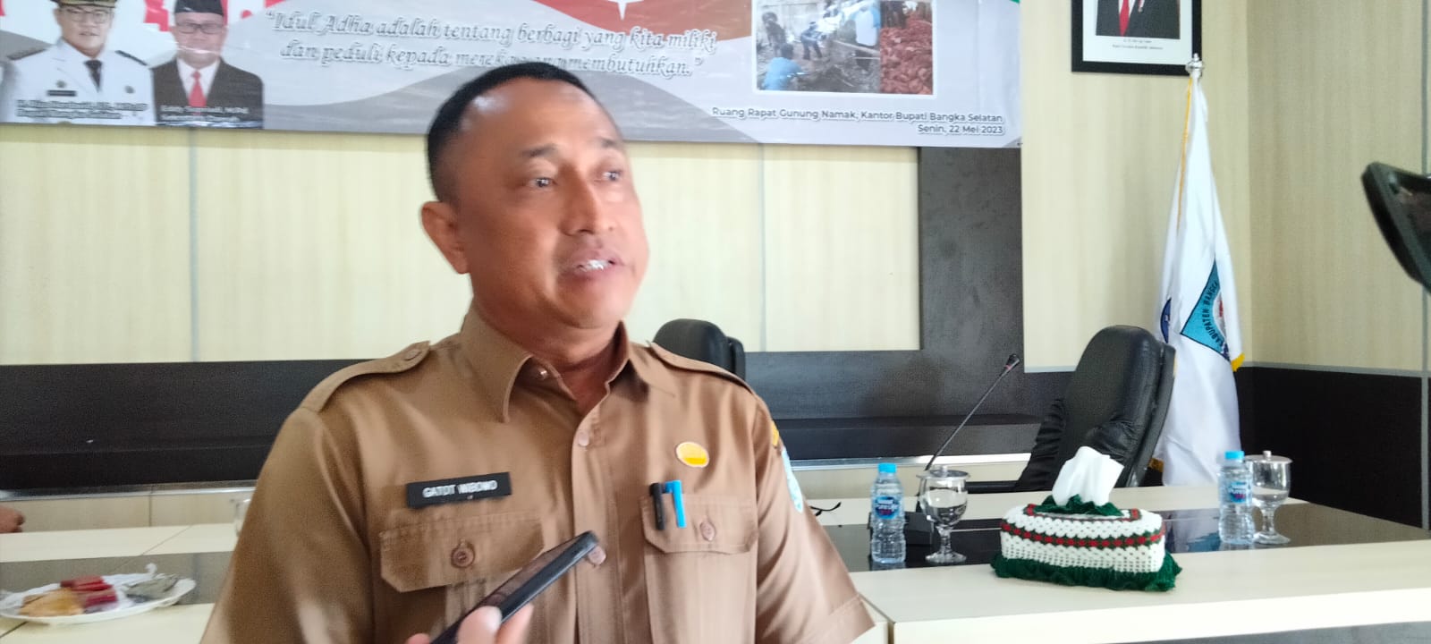 Panggil Pihak Perusahaan, Pemkab Basel Koordinasikan CSR Hewan Kurban agar Merata 