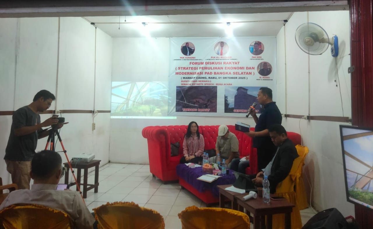 Dialog Forum Rakyat, Rosidi : Strategi Pemulihan Ekonomi, Dengan Ngopi Bersama 