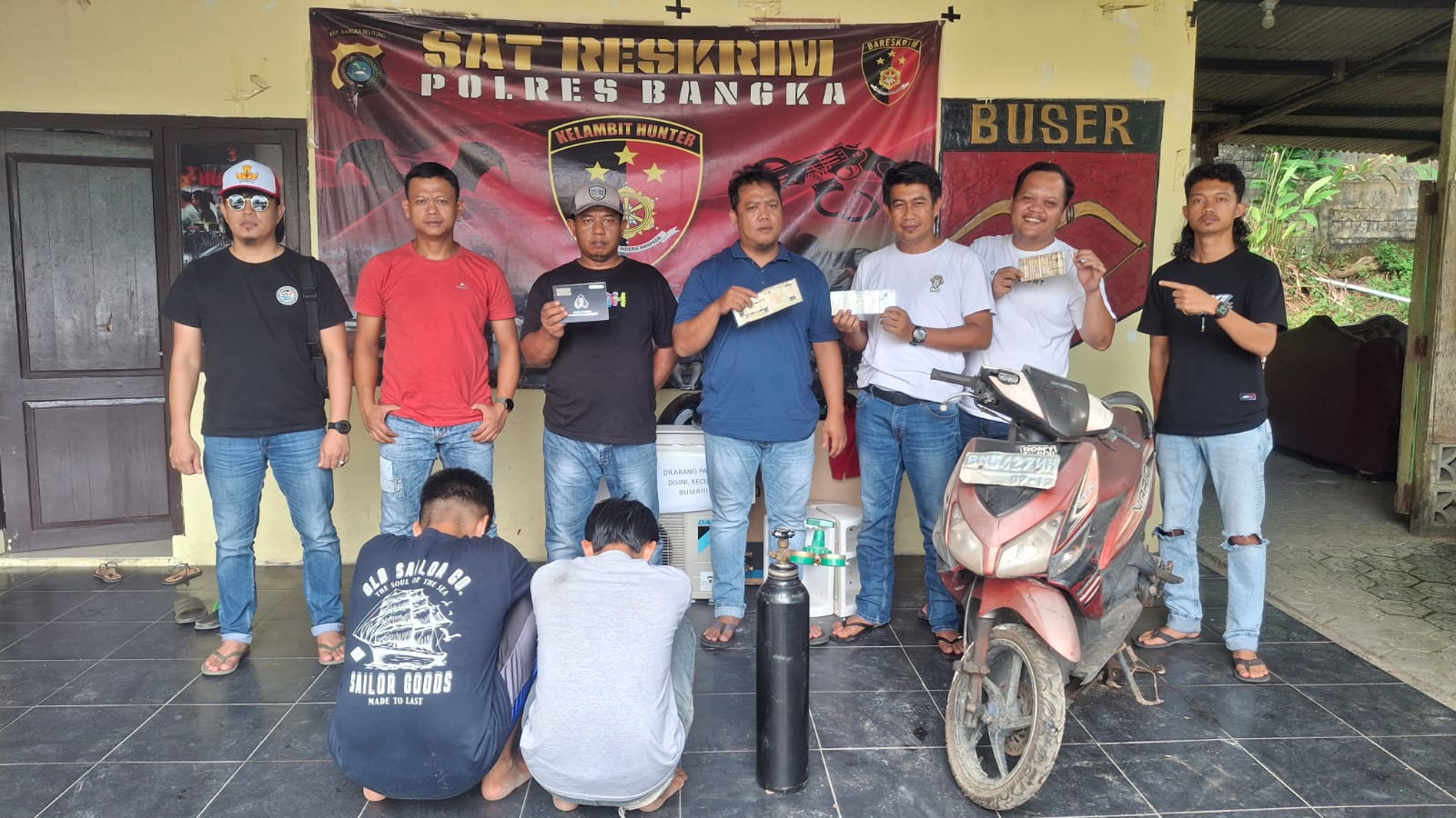 Dua Residivis Pencurian Kembali Ditangkap Akibat Nyuri di Air Bakung