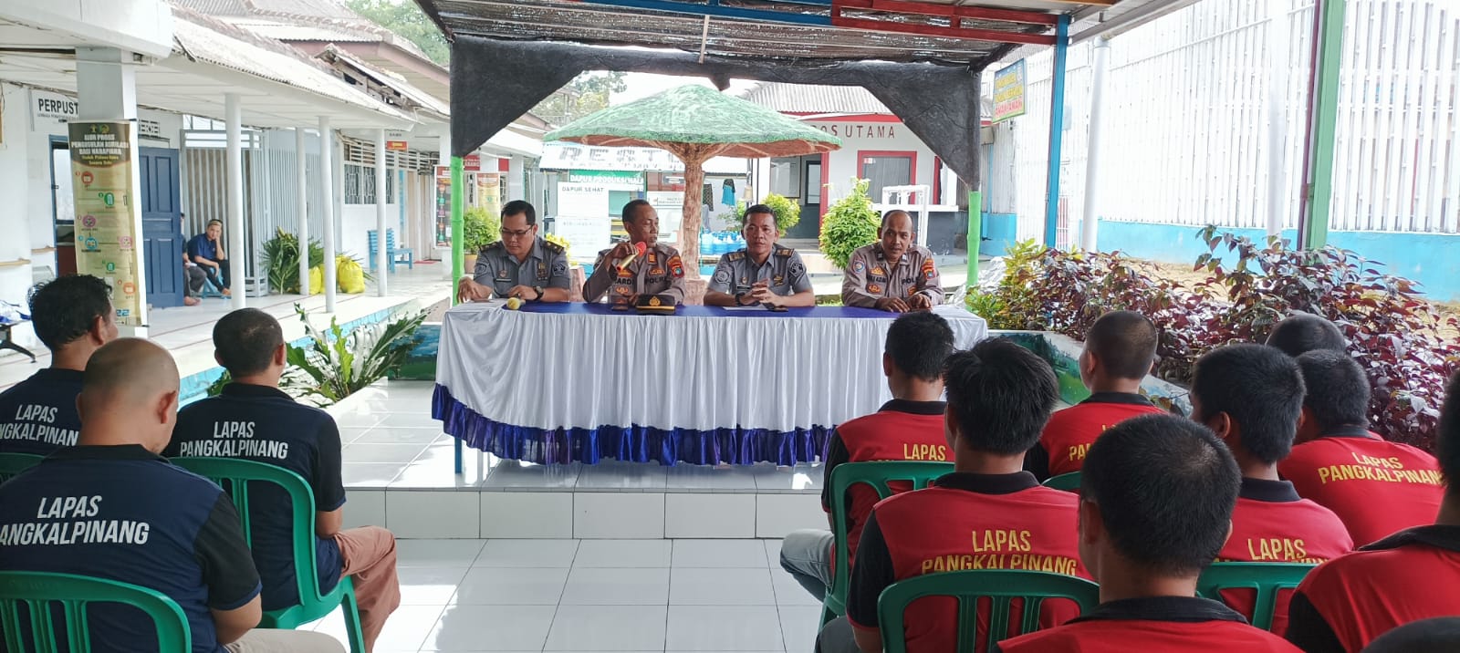 Lapas Pangkalpinang Ajak Polresta Pangkalpinang Ciptakan Kamtib Kondusif dengan Community Policing