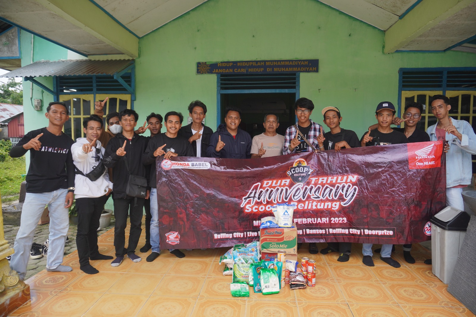 Anniversary 2 Tahun Scoobe, Gelar Silaturahmi dan Bansos