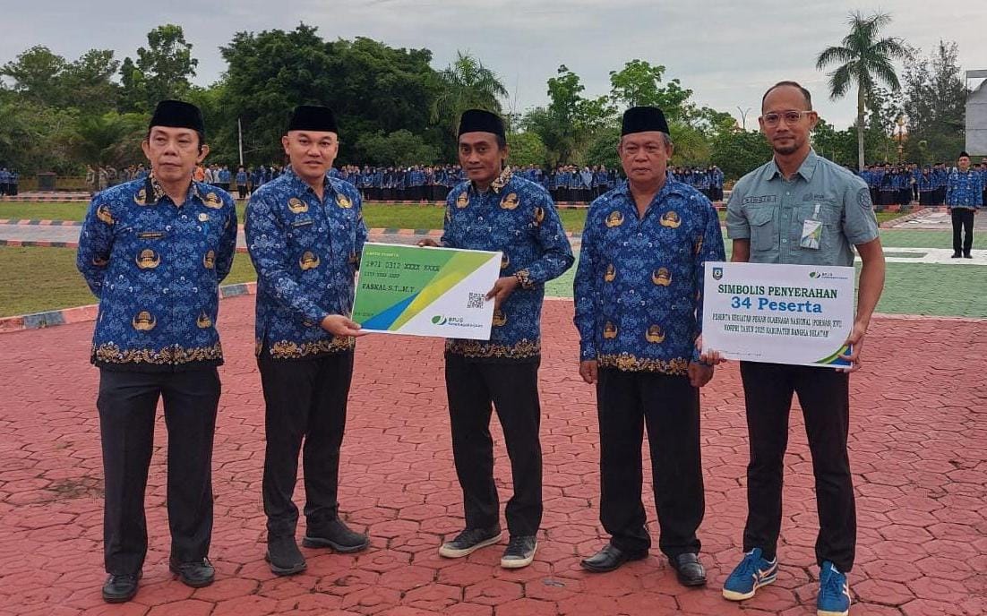 PJ Sekda Basel Resmi Lepas Kontingen Pornas Korpri XVII Menuju Palembang