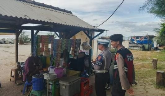 Beri Kenyamanan Wisatawan, Satlantas Patroli di Objek Wisata Bateng