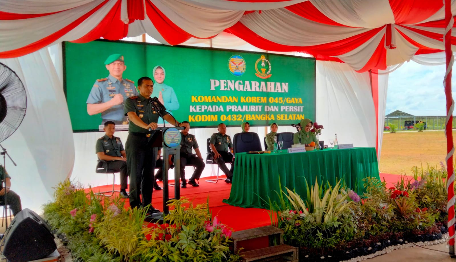 Danrem Kunjungi Makodim Basel, Beri Bantuan ke Pesantren 