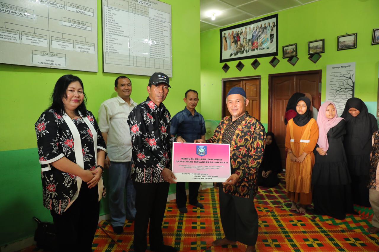 Salurkan Bantuan ke LKSA Putra Muhammadiyah Beltim