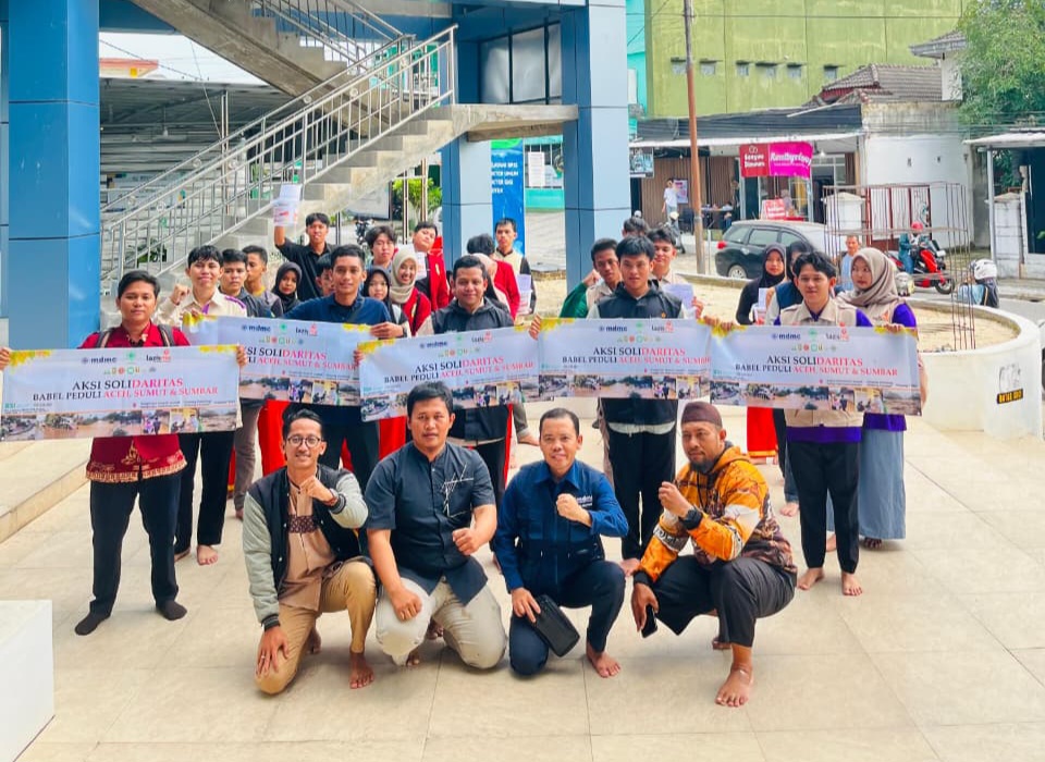 IMM Babel Bersama LRB PWM dan Lazismu Babel Galang Dana Kemanusiaan untuk Korban Banjir Sumatera
